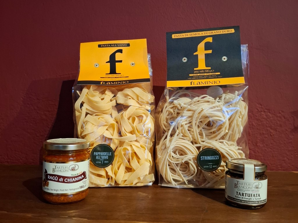 pappardelle al ragu vs stringozzi al tartufo
